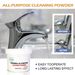 Jaysuing Multi-Purpose Cleaning Powder, Kitchen Heavy Oil Cleaner Kitchen Utensils Rust Removal Cooktop Range Hood Clean_maomaolike.com