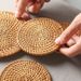 Handmade Rattan Insulated Water Woven Teapot Tea Ceremony Cup Anti-scald Placemat Dining Table Plate Mat_maomaolike.com