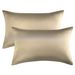 Silky Satin Pillowcases, Similar To Silk Pillowcase 2 Pack, Pillow Case For Sleeping Women With Envelope Closure, Gifts For Women Men_maomaolike.com