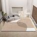 Living Room Rug Large Size Rug Abstract Geometric Pattern Bedroom Rug Plush Pile, Washable Thickened Underlay Bedside Rug Home Decor Rug_maomaolike.com