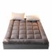 Hotel Thickened Folding Bed Mattress Feather Velvet Warm Homestay Down Soft Cushion Dormitory Double 1.68m_maomaolike.com