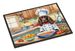 Boykin Spaniel The Chef Doormat Front Door Mat Indoor Outdoor Rugs For Entryway, Non Slip Washable Low Pile, 24H X 36W_maomaolike.com