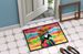 Hippie Animal Parrot Doormat Front Door Mat Indoor Outdoor Rugs For Entryway, Non Slip Washable Low Pile, 24H X 36W_maomaolike.com
