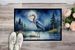 Blue Heron Under The Moonlight Doormat Front Door Mat Indoor Outdoor Rugs For Entryway, Non Slip Washable Low Pile, 24H X 36W_maomaolike.com