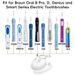 Compatible With Oral B Electric Toothbrush USB Replacement Waterproof Charger Base, Inductive Charging Stand And Brush Heads Holder For Travel & Home_maomaolike.com