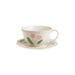 European Style Ceramic Hand-painted Relief Underglaze Color Coffee Cup And Dish Set_maomaolike.com