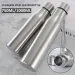 1pcs 750ml/1000ml Stainless Steel Water Single Wall Large Capacity Bottle With Carrying Strap For Hiking Sports Outdoor_maomaolike.com