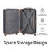 Luggage Sets ABS Hardshell 3pcs Luggage, Lightweight Durable Suitcase Sets Spinner Wheels Suitcase With TSA Lock 20''24''28'' Available(Navy Blue)_maomaolike.com