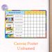 Daily Behavior Reward Chart Painting Poster, Vibrant Cartoon-style Behavior Checklist Poster, Practical Design To Track Positive Daily Actions, Ideal_maomaolike.com