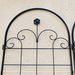 2 Pack Metal Garden Trellis For Climbing Plants Outdoor 86.7'' X 19.7'' Rustproof Plant Support Rose Trellis Netting Trellis Black_maomaolike.com