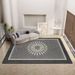 Living Room Rug Large Size Gorgeous Gold Frame Design Bedroom Rug Plush Thickened Machine Washable Thickened Underlay Interior Decorative Rug_maomaolike.com