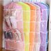 Ready Stock 16 Grid Hanging Closet Organizer Bag, Wardrobe Classification Storage Pouch For Socks, Underwear & Intimate Garments Bedroom Sorting
_maomaolike.com