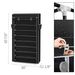10 Tiers Shoe Rack Black Dustproof Cover Closet Shoe Storage Cabinet Organizer_maomaolike.com