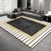 Living Room Rug,Large Rug,Oversized, Gold Leaves Design,Bedroom Rug,Soft And Thick, Machine Washable, Thickened Rug, Bedside Rug,Decorative Indoor Rug_maomaolike.com