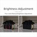 Minimalist House Shape Digital Alarm Clock, LED Night Light Simple Creative Electronic Bedside Lampu Jam Hiasan Bilik Tidur Hadiah Rumah_maomaolike.com