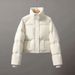 New cotton jacket women's short versatile Korean style stand up collar small size thickened bread jacket cotton coat trendy_maomaolike.com