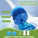 Rechargeable Electric Toilet Brush, 3 Replaceable Heads Silicone Bristle Disposable, Cordless Toilet Scrubber With Base, No Dead Angle Cleaning_maomaolike.com