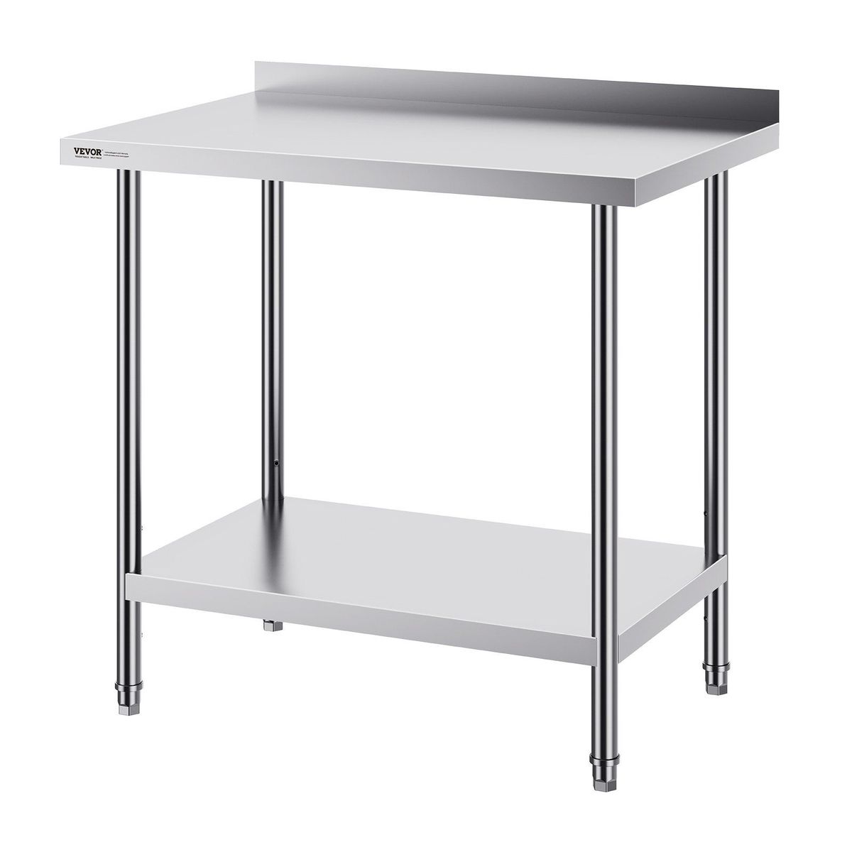 VEVOR 24 X 36 X 36 Inch Stainless Steel Work Table, Commercial Food Prep Worktable Heavy Duty Prep Worktable, Metal Work Table With Adjustable Height For Restaurant, Home And Hotel_maomaolike.com
