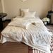 New Chinese Red Wedding 100S Long Staple Cotton Brushed Four-Piece Set National Style Bamboo Leaf Embroidery Quilt Cover All-Cotto_maomaolike.com