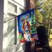 Welsh Springer Spaniel Christmas Reindeer House Flag Large Porch Sleeve Pole Decorative Outside Yard Banner Artwork Wall Hanging, Polyester, House Size, Multicolor_maomaolike.com