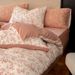 Wholesale INS Style Romantic Pastoral Retro Small Floral Jersey Four-Piece Set Pure Cotton Knitted Naked Sleep Bedding_maomaolike.com