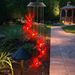 1PC Outdoor Solar Flaming Bird Wind Chime Lights, Outdoor Decorative Colorful Solar Wind Chimes, Co_maomaolike.com