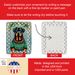 Rottweiler Christmas Porcelain Ornament Christmas Tree Hanging Decorations For Home Christmas Holiday, Rectangle, Gift, Multicolor_maomaolike.com
