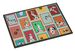 Lots Of Harlequin Natural Ears Great Dane Doormat Front Door Mat Indoor Outdoor Rugs For Entryway, Non Slip Washable Low Pile, 24H X 36W_maomaolike.com
