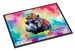 Hippie Animal Hippopotamus Doormat Front Door Mat Indoor Outdoor Rugs For Entryway, Non Slip Washable Low Pile, 24H X 36W_maomaolike.com