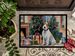 Fox Terrier Cozy Christmas Doormat Front Door Mat Indoor Outdoor Rugs For Entryway, Non Slip Washable Low Pile, 24H X 36W_maomaolike.com