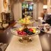 Home Snacks Candy Dried European Modern Living Room Coffee Table Creative Light Luxury Large Crystal Glass Fruit Plate_maomaolike.com