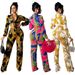 Women's Clothing Fashion Sports And Leisure Milk Silk Printed Two-piece Suit_maomaolike.com