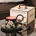 Vintage Style Ceramic Coffee And Set One Saucer Gift Box High-end Feel Mug Light Luxury Souvenir Cup_maomaolike.com