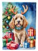 Cockapoo Christmas Reindeer Garden Flag Mailbox Flag Decorative Yard Flag Banner Outside Patio Artwork Yard Flower Beds, Garden Size, Multicolor_maomaolike.com