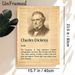 Charles Dickens Themed Painting Poster, Vintage Newspaper-style Monochrome Poster, Highlights Iconic Literary Characters & Victorian London Vibe_maomaolike.com