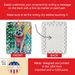 Norwegian Elkhound Christmas Porcelain Ornament Christmas Tree Hanging Decorations For Home Christmas Holiday, Rectangle, Gift, Multicolor_maomaolike.com