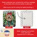 Puli Christmas Porcelain Ornament Christmas Tree Hanging Decorations For Home Christmas Holiday, Rectangle, Gift, Multicolor_maomaolike.com