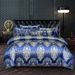 European Style Light Luxury Wedding Satin Jacquard Four-Piece Set Skin-Friendly Simple Brushed Bed Sheet Duvet Cover 1.8m Bedding_maomaolike.com