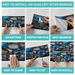 12 Pieces Vintage American Style Wallpaper Bedroom Self-Adhesive Wall Kitchen Oil-Proof Bathroom Renovation Waterproof Tile_maomaolike.com