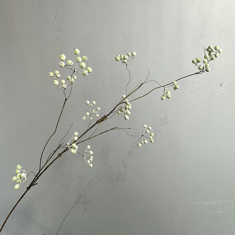 Mountain Return Vine Berry Wrapped Artificial Fruit Branch Floral Arrangement 13 Forks Nine Fruits_maomaolike.com