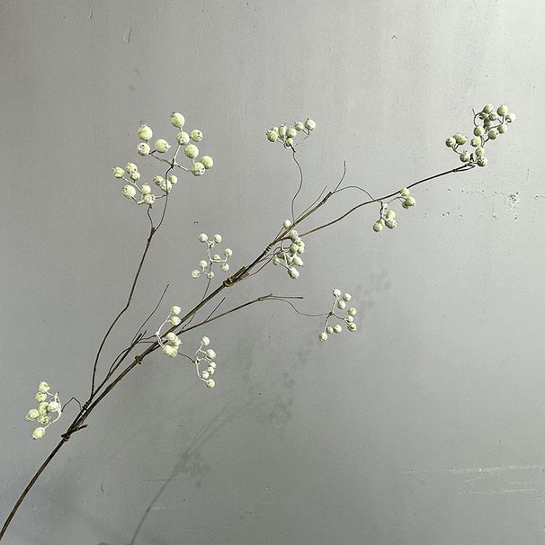Mountain Return Vine Berry Wrapped Artificial Fruit Branch Floral Arrangement 13 Forks Nine Fruits_maomaolike.com