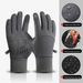 Hiking gloves Cycling fleece waterproof non-slip touch screen cycling gloves for men and women high elasticity_maomaolike.com
