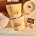 4 Ceramic Cups For Home Dormitory New High Beauty Breakfast Cups Milk Cups Makeup Cups_maomaolike.com