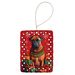 Bullmastiff Holiday Christmas Porcelain Ornament Christmas Tree Hanging Decorations For Home Christmas Holiday, Rectangle, Gift, Multicolor_maomaolike.com