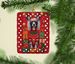 Chinese Crested Holiday Christmas Porcelain Ornament Christmas Tree Hanging Decorations For Home Christmas Holiday, Rectangle, Gift, Multicolor_maomaolike.com
