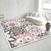 Living Room Rug,Large Rug,Oversized, Gold Leaves Design,Bedroom Rug,Soft And Thick, Machine Washable, Thickened Rug, Bedside Rug,Decorative Indoor Rug_maomaolike.com