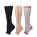 Women's Autumn Zipper Socks Compression Socks Sports Professional Shaping Pressure Socks _maomaolike.com