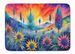Eryngium In Color Memory Foam Kitchen Mat Machine Washable Anti-Fatigue Mat Cushion Comfort Bath Mat Or Kitchen Rug_maomaolike.com
