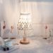 Hand-woven Small Table Decoration Children's Room Bedside Ethnic Bohemian Creative Lamp Photography Prop_maomaolike.com