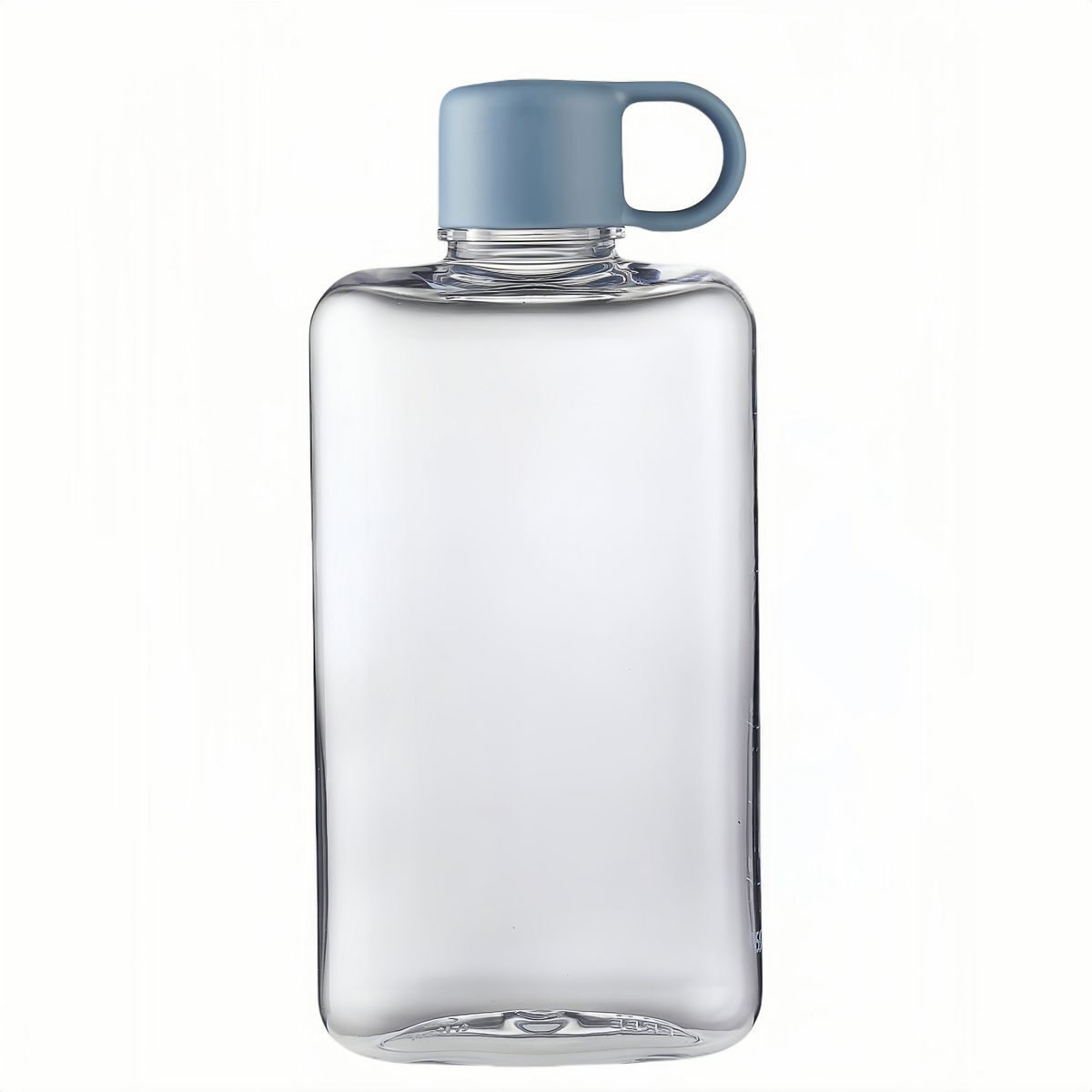 Water Botlte Flat Bpa Free Sport Clear Plastic Crystal Drinks Kettle Notebook Milk Juice Transparent Drinkware Birthday_maomaolike.com
